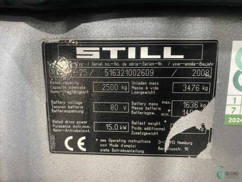 Frontstapler typu Still RX60-25, Gebrauchtmaschine v Wijchen (Obrázek 10)