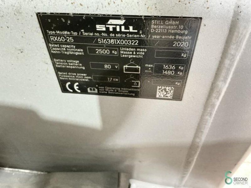 Frontstapler от тип Still RX60-25, Gebrauchtmaschine в Wijchen (Снимка 10)