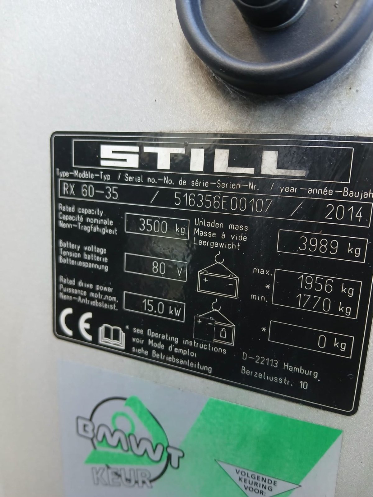 Frontstapler typu Still RX60-35, Gebrauchtmaschine v Ridderkerk (Obrázek 8)