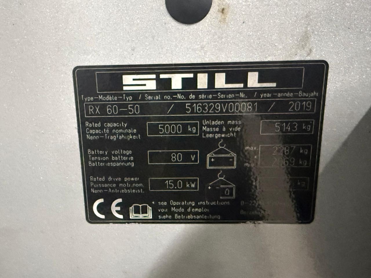 Frontstapler van het type Still RX60-50, Gebrauchtmaschine in Vianen (Foto 7)