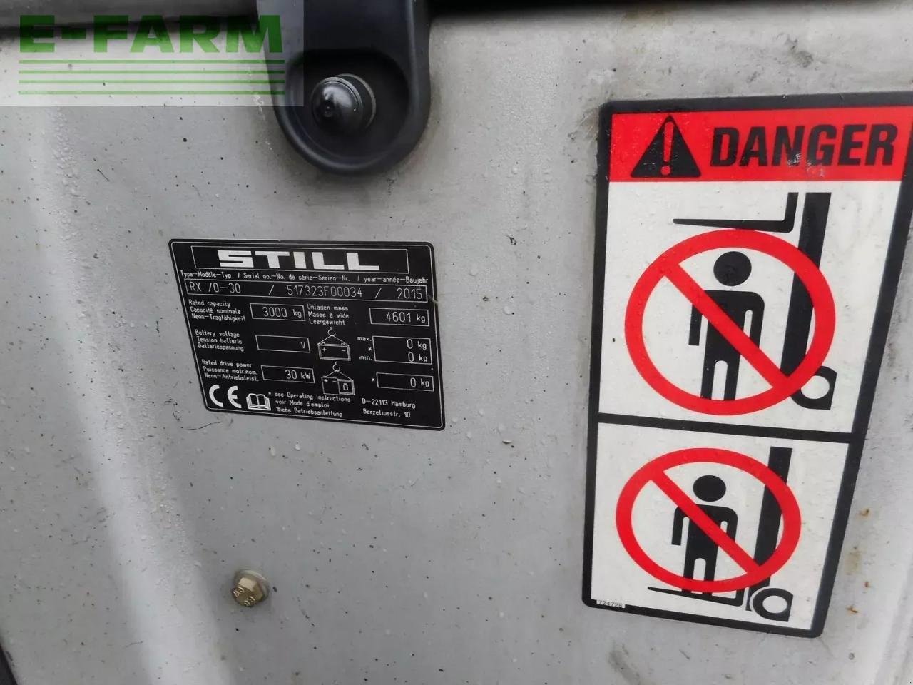 Frontstapler от тип Still rx70-30 triplex 5,38m + ss + zv + kab., Gebrauchtmaschine в ST. NIKOLAI/DR. (Снимка 7)