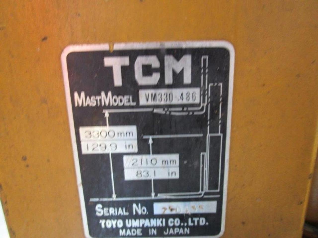 Frontstapler типа TCM tcg20n6, Gebrauchtmaschine в Steffenberg (Фотография 9)