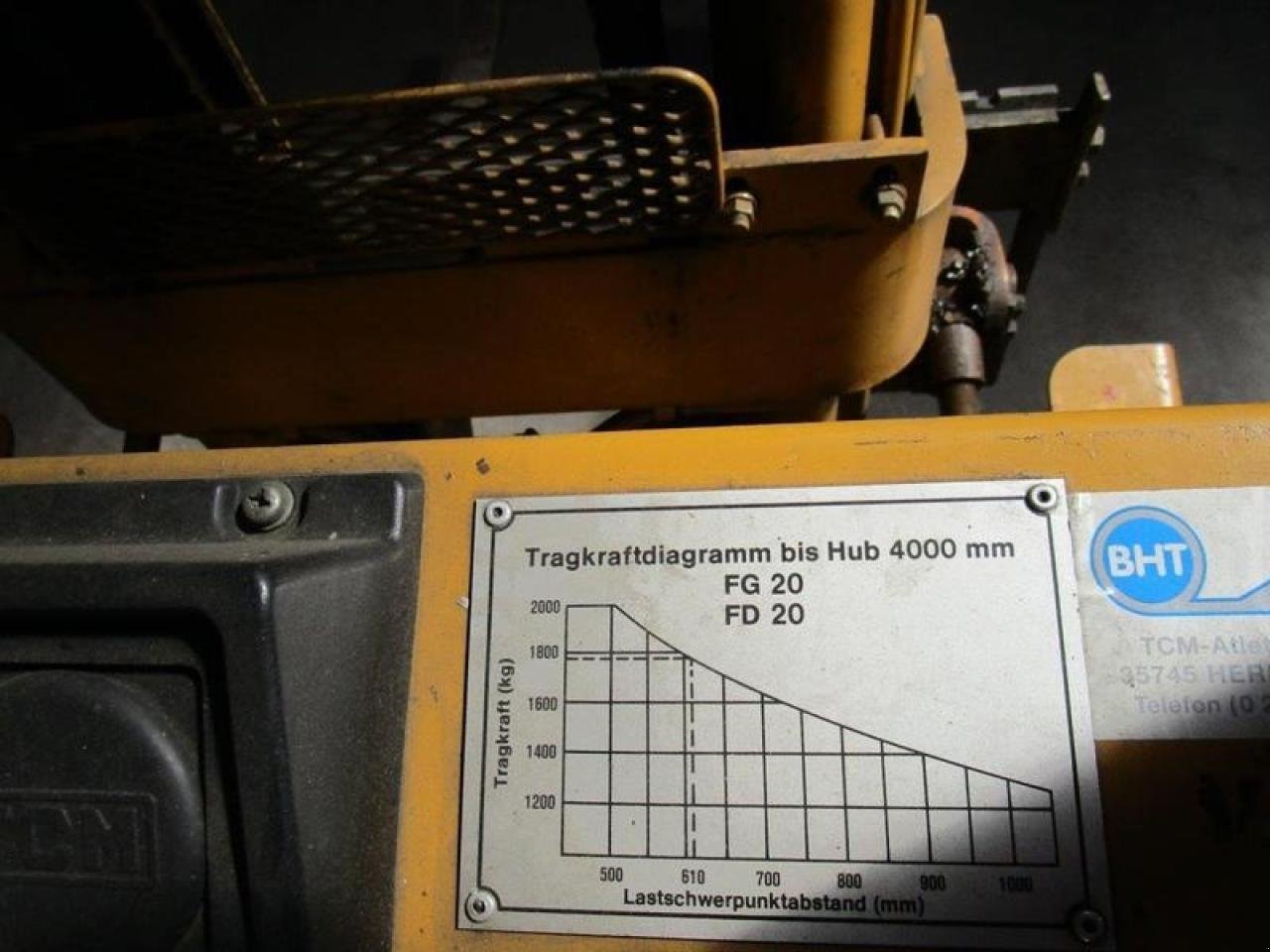 Frontstapler des Typs TCM tcg20n6, Gebrauchtmaschine in Steffenberg (Bild 10)