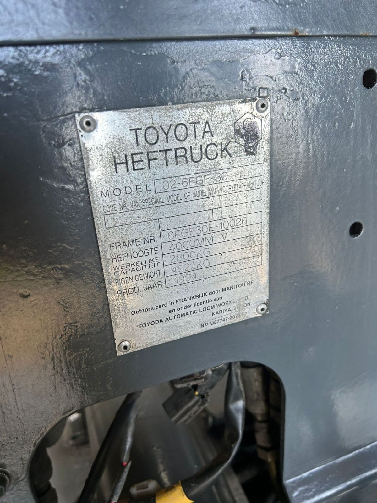 Frontstapler typu Toyota -, Gebrauchtmaschine v Heythuysen (Obrázok 3)