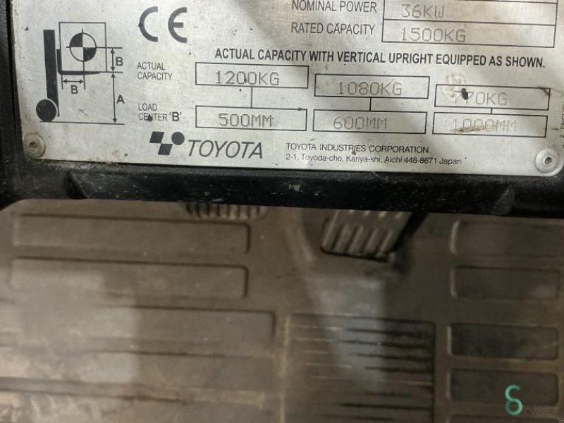 Frontstapler des Typs Toyota 02-7 FDF 15, Gebrauchtmaschine in Wijchen (Bild 11)