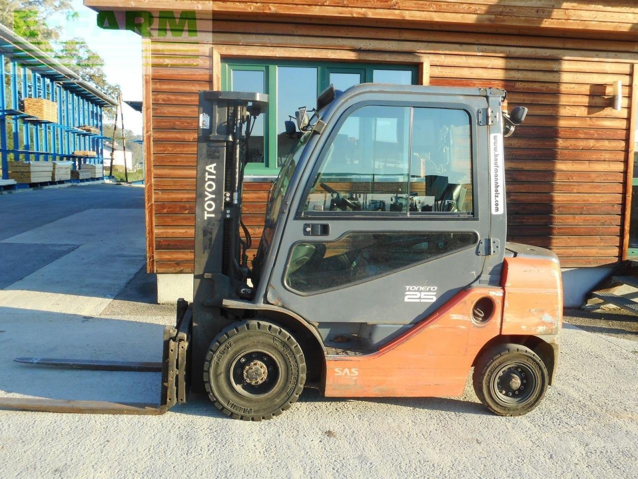 Frontstapler of the type Toyota 02-8fdf25 triplex + ss + zv + kabine, Gebrauchtmaschine in ST. NIKOLAI/DR. (Picture 1)