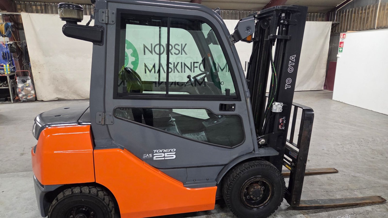 Frontstapler του τύπου Toyota 02-8FDF25, Gebrauchtmaschine σε Ølen (Φωτογραφία 7)