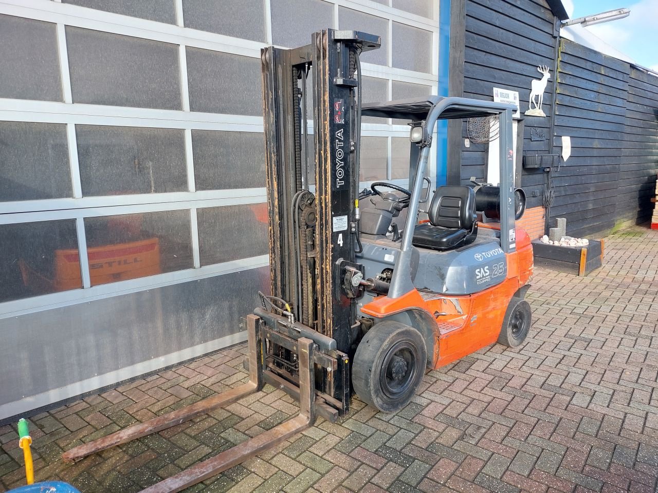 Frontstapler typu Toyota 42-7FGF25 triplex sideshift, Gebrauchtmaschine w Harskamp (Zdjęcie 4)