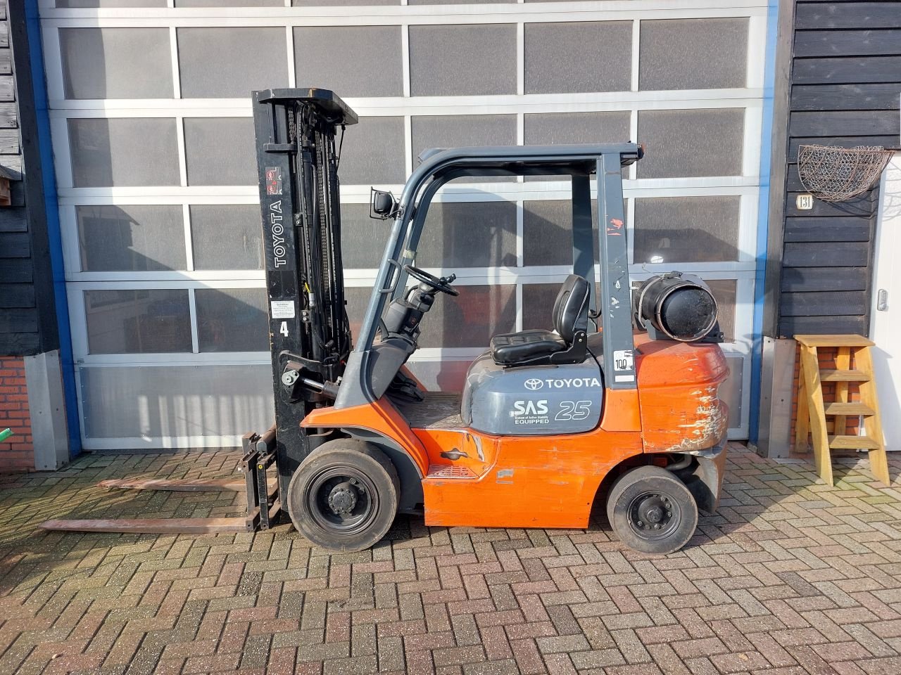 Frontstapler typu Toyota 42-7FGF25 triplex sideshift, Gebrauchtmaschine w Harskamp (Zdjęcie 1)