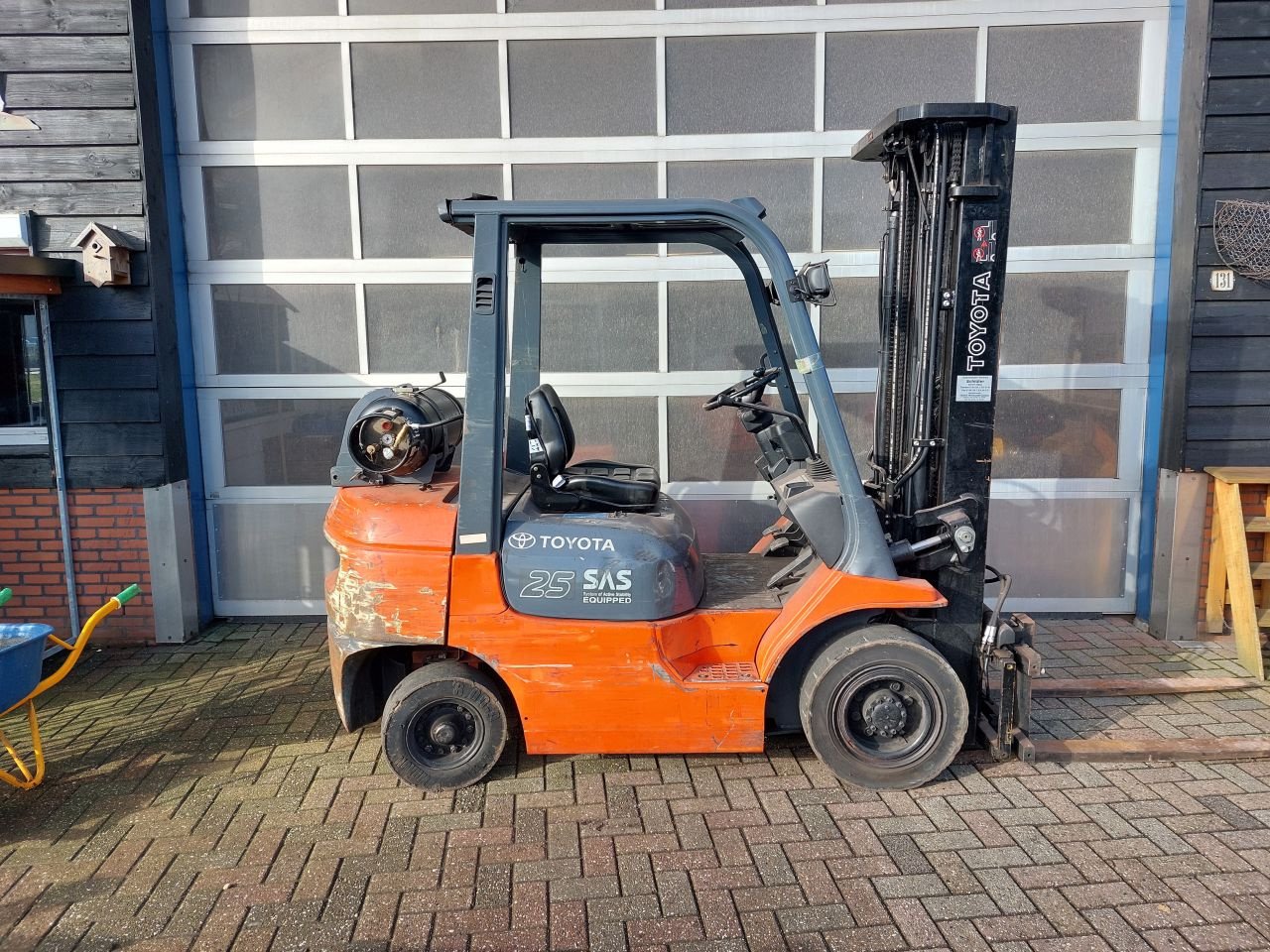 Frontstapler typu Toyota 42-7FGF25 triplex sideshift, Gebrauchtmaschine w Harskamp (Zdjęcie 2)