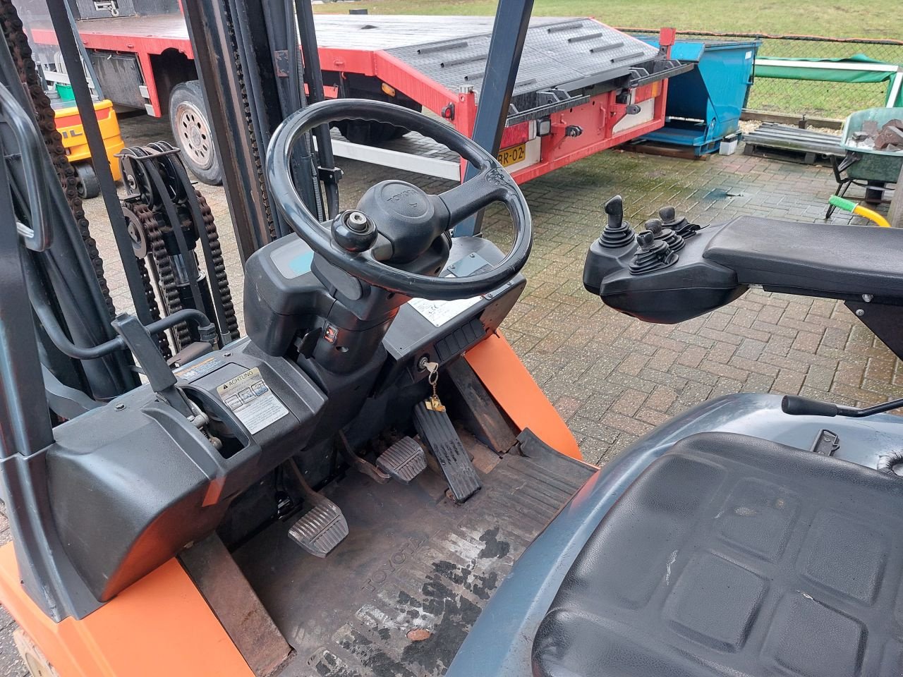 Frontstapler del tipo Toyota 42-FGF25 3 delige mast sideshift, Gebrauchtmaschine In Harskamp (Immagine 11)