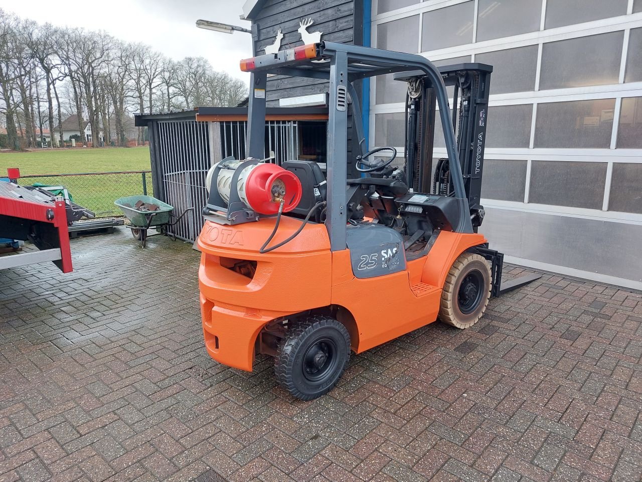 Frontstapler del tipo Toyota 42-FGF25 3 delige mast sideshift, Gebrauchtmaschine In Harskamp (Immagine 4)