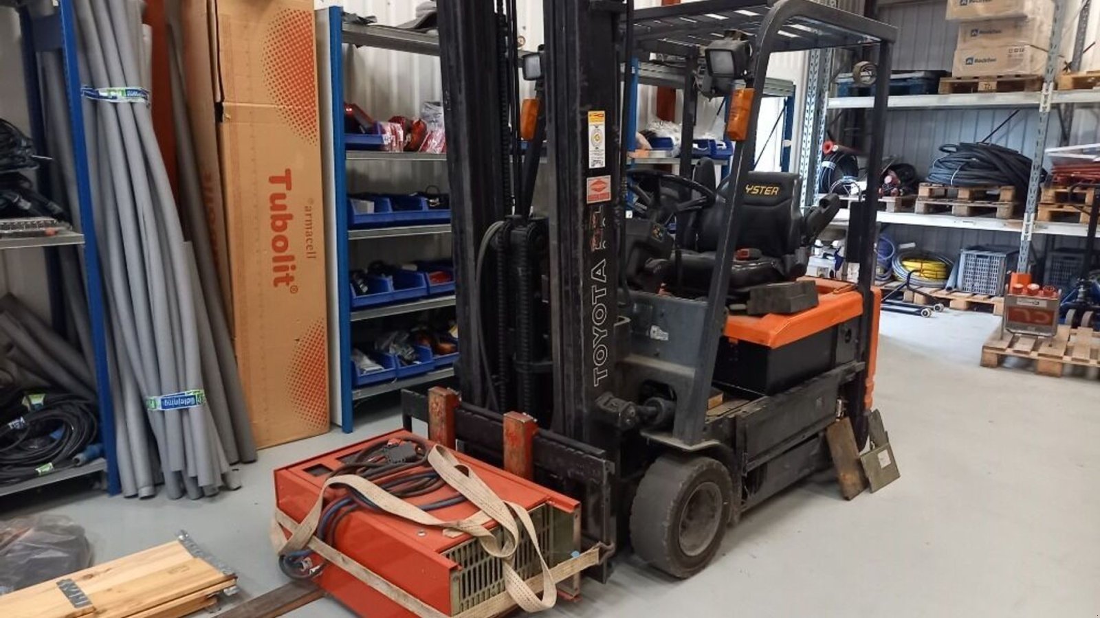 Frontstapler of the type Toyota 5FBE15 Elektrisk, Gebrauchtmaschine in Rødovre (Picture 1)