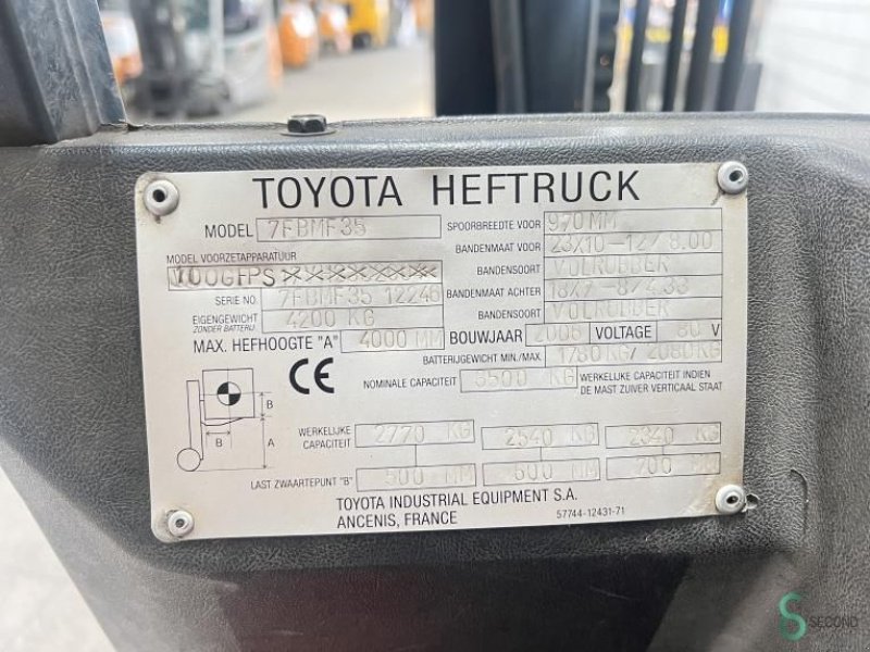 Frontstapler des Typs Toyota 7 FBMF 35, Gebrauchtmaschine in Wijchen (Bild 8)