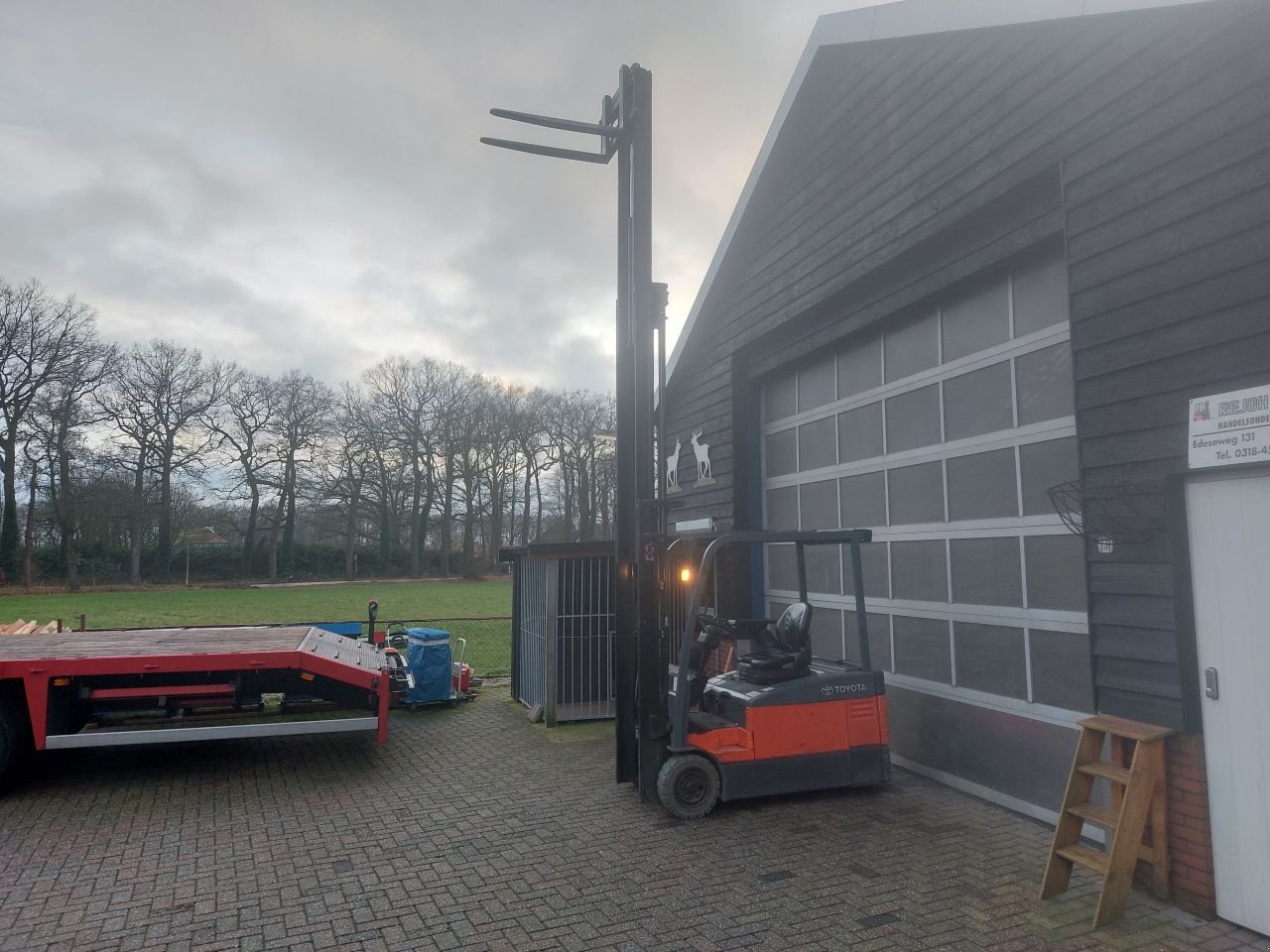 Frontstapler Türe ait Toyota 7FBEF18 triplex sideshift 2008, Gebrauchtmaschine içinde Harskamp (resim 11)