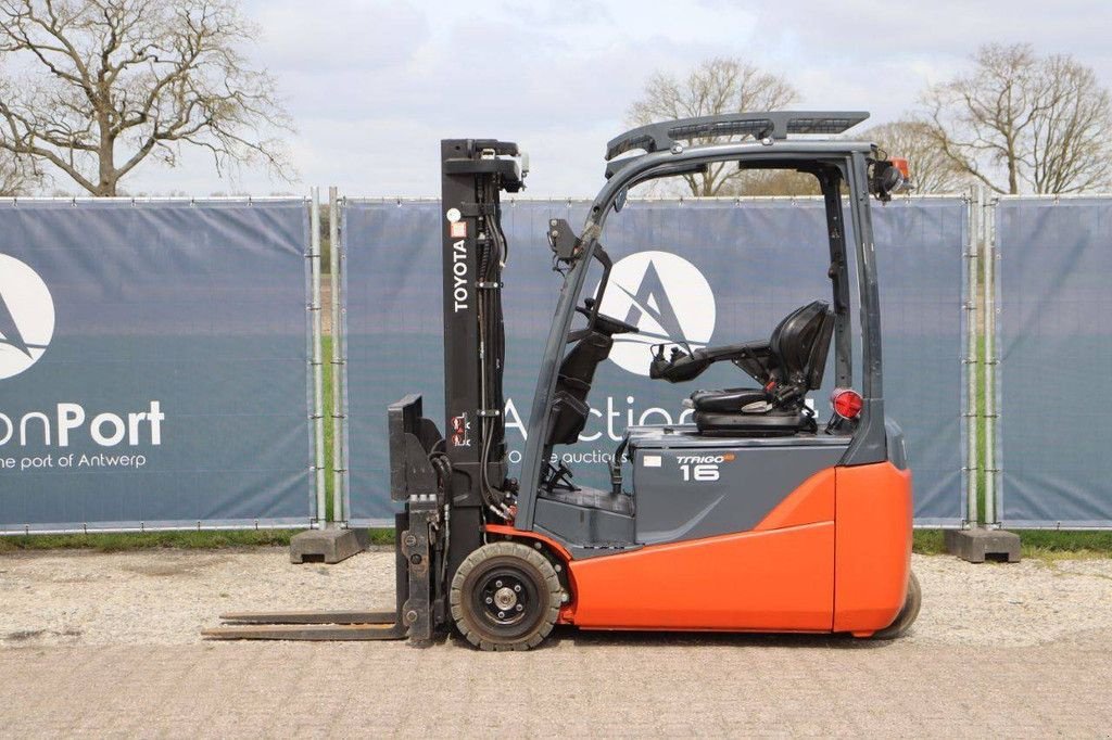 Frontstapler Türe ait Toyota 8FBE18T, Gebrauchtmaschine içinde Antwerpen (resim 2)