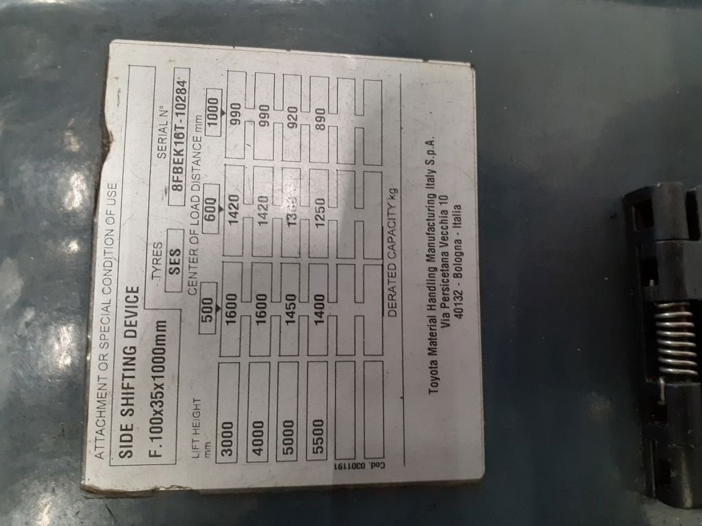 Frontstapler typu Toyota 8FBEK16T, Gebrauchtmaschine v Barneveld (Obrázek 10)