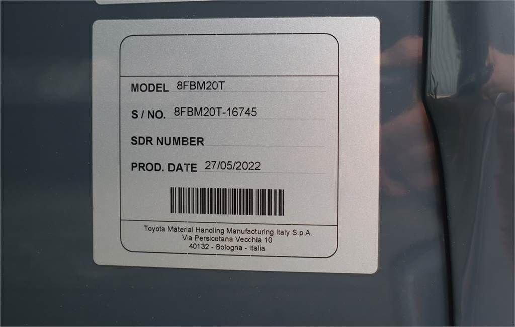 Frontstapler a típus Toyota 8FBM20T Valid inspection, *Guarantee! Electric, 47, Gebrauchtmaschine ekkor: Groenlo (Kép 11)
