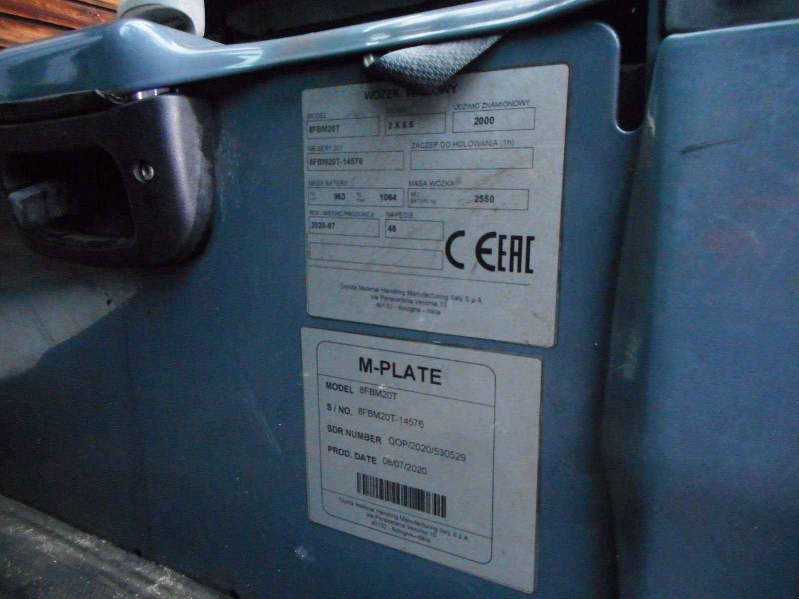 Frontstapler des Typs Toyota 8FBM20Z Triplex 4,7m + 3. u. 4. Kreis bis Gabelt, Gebrauchtmaschine in St. Nikolai ob Draßling (Bild 11)