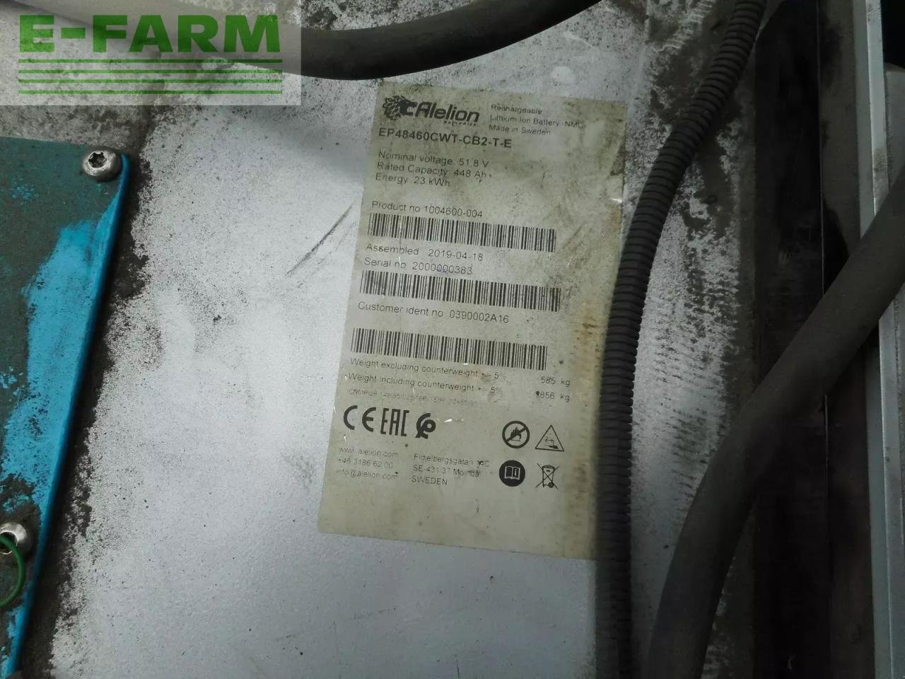 Frontstapler del tipo Toyota 8fbnkt16t triplex 4,7m + ss + ladegerät ( lithiu, Gebrauchtmaschine In ST. NIKOLAI/DR. (Immagine 14)