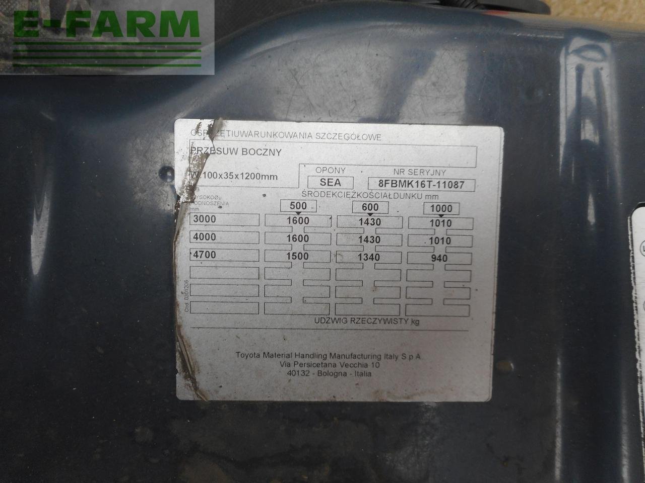 Frontstapler του τύπου Toyota 8fbnkt16t triplex 4,7m + ss + ladegerät ( lithiu, Gebrauchtmaschine σε ST. NIKOLAI/DR. (Φωτογραφία 12)