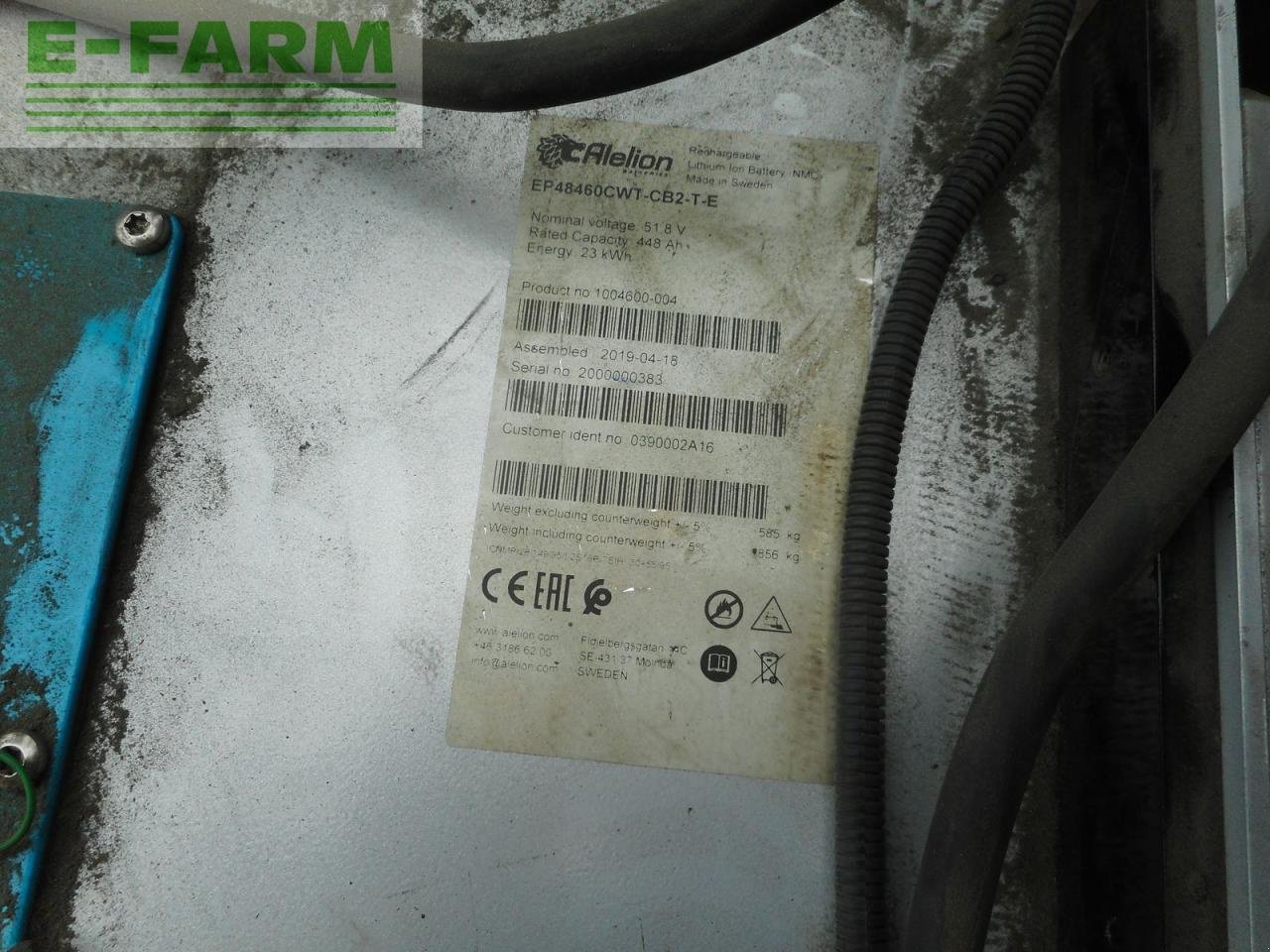 Frontstapler του τύπου Toyota 8fbnkt16t triplex 4,7m + ss + ladegerät ( lithiu, Gebrauchtmaschine σε ST. NIKOLAI/DR. (Φωτογραφία 14)