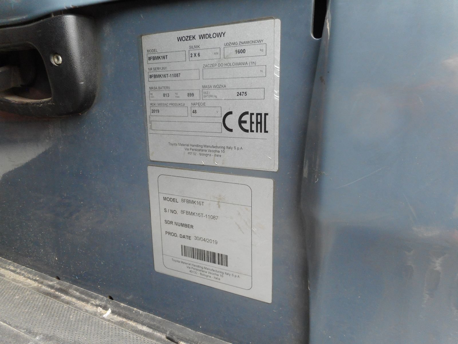 Frontstapler del tipo Toyota 8FBNKT16T Triplex 4,7m + SS + Ladegerät ( LITHIU, Gebrauchtmaschine In St. Nikolai ob Draßling (Immagine 9)