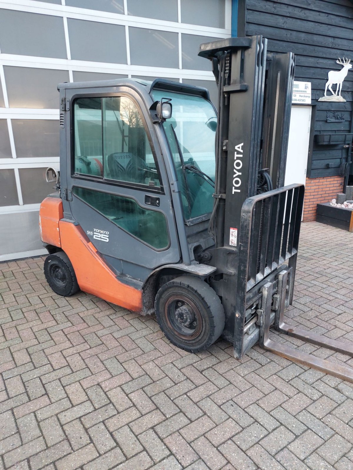 Frontstapler typu Toyota 8FGF25 triplex sideshift vorkens, Gebrauchtmaschine v Harskamp (Obrázek 4)