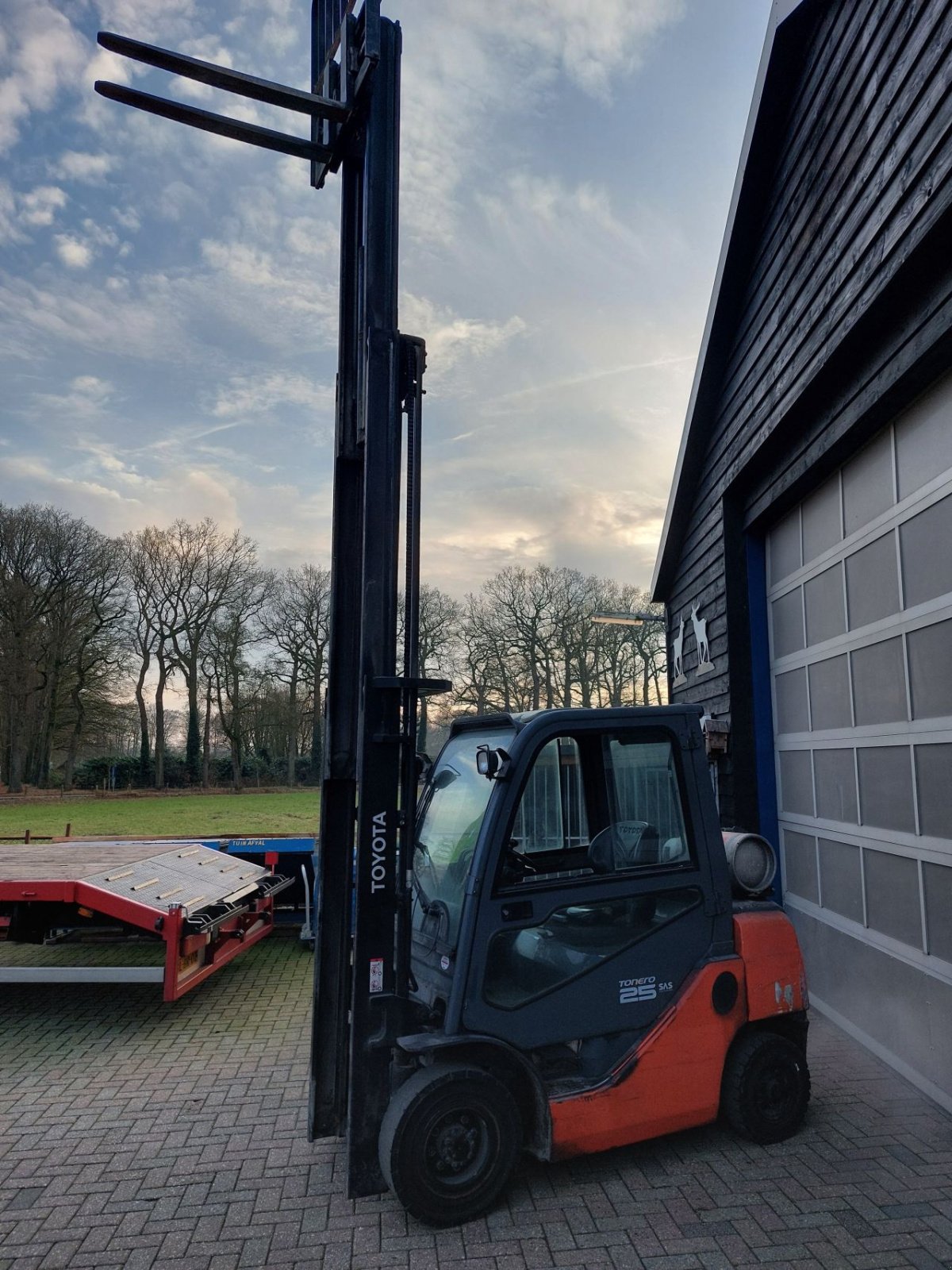 Frontstapler typu Toyota 8FGF25 triplex sideshift vorkens, Gebrauchtmaschine v Harskamp (Obrázek 9)