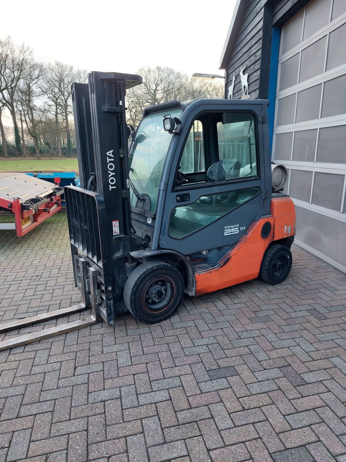 Frontstapler typu Toyota 8FGF25 triplex sideshift vorkens, Gebrauchtmaschine v Harskamp (Obrázek 1)