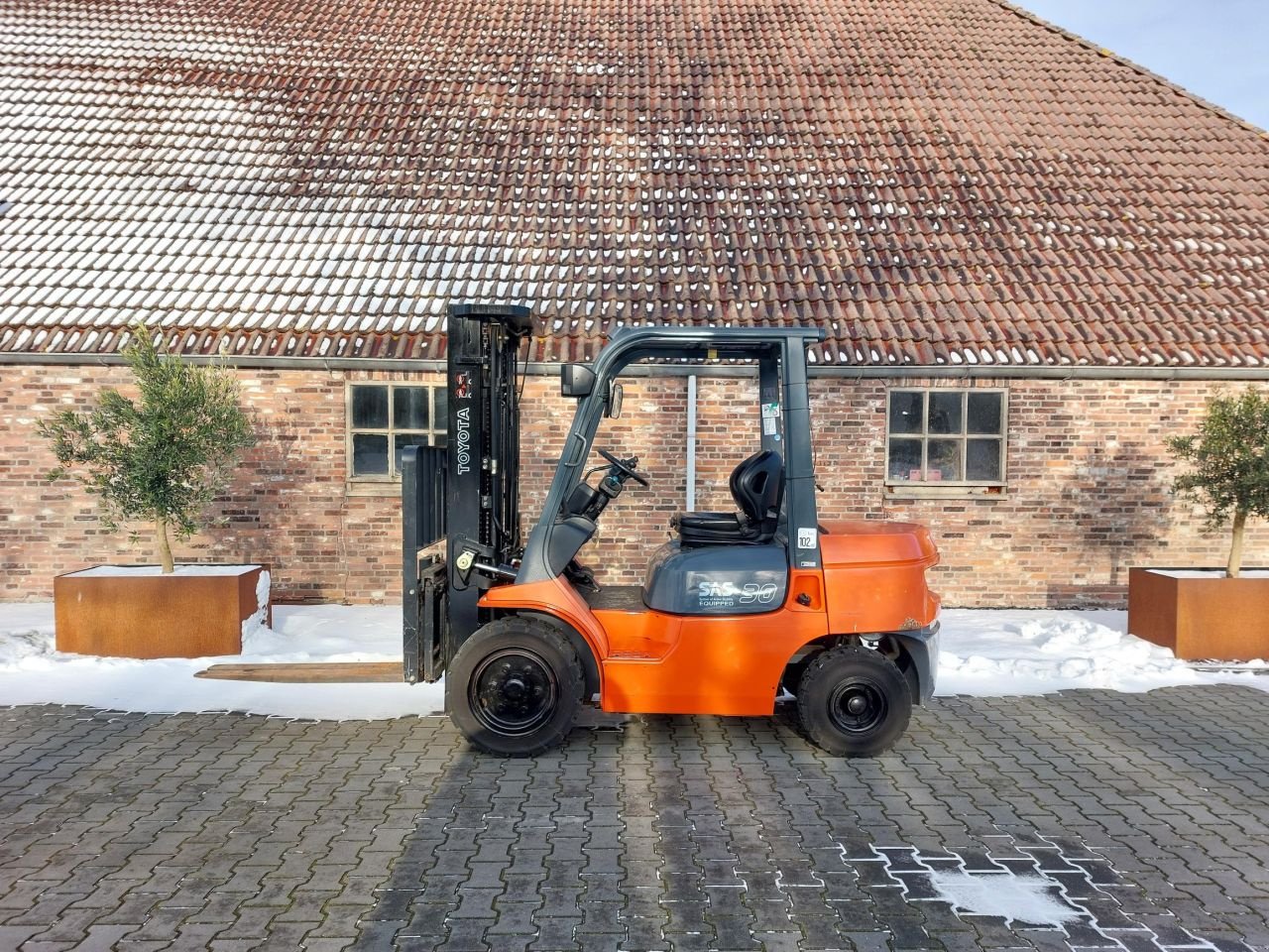 Frontstapler типа Toyota FDF30, Gebrauchtmaschine в Nijelamer (Фотография 1)