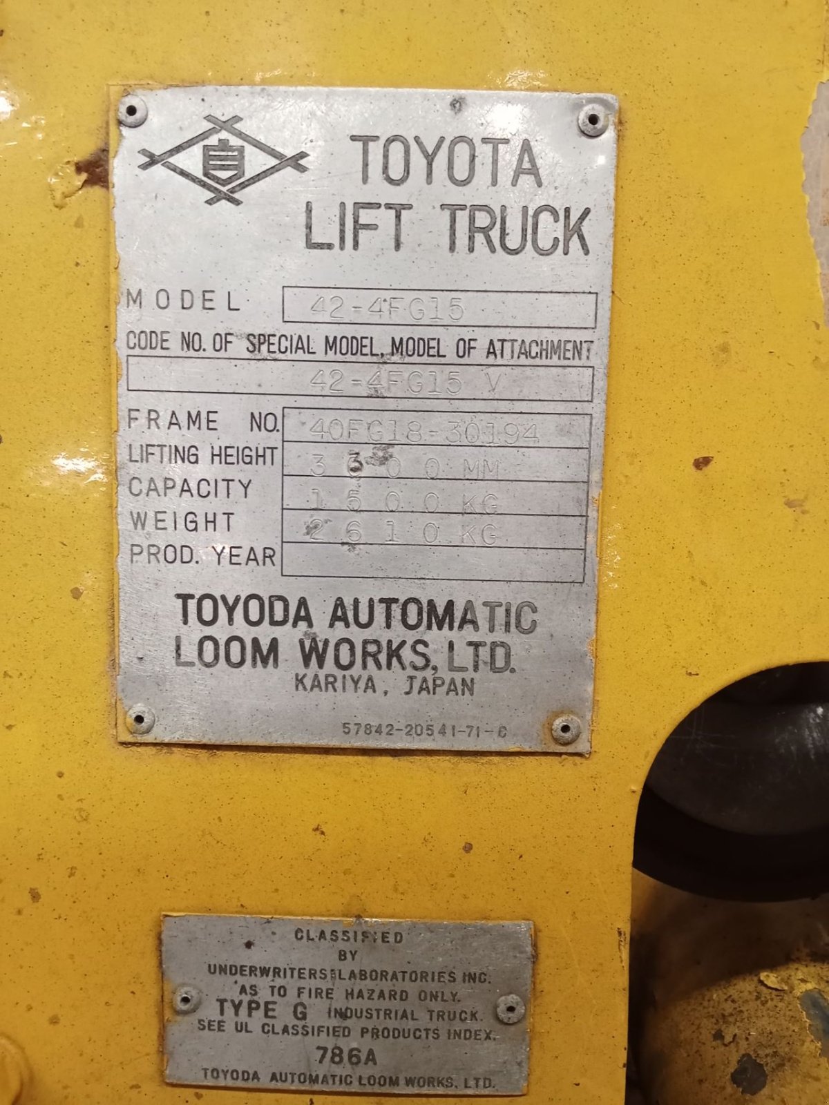 Frontstapler типа Toyota FG 15, Gebrauchtmaschine в Nieuwe Niedorp (Фотография 5)