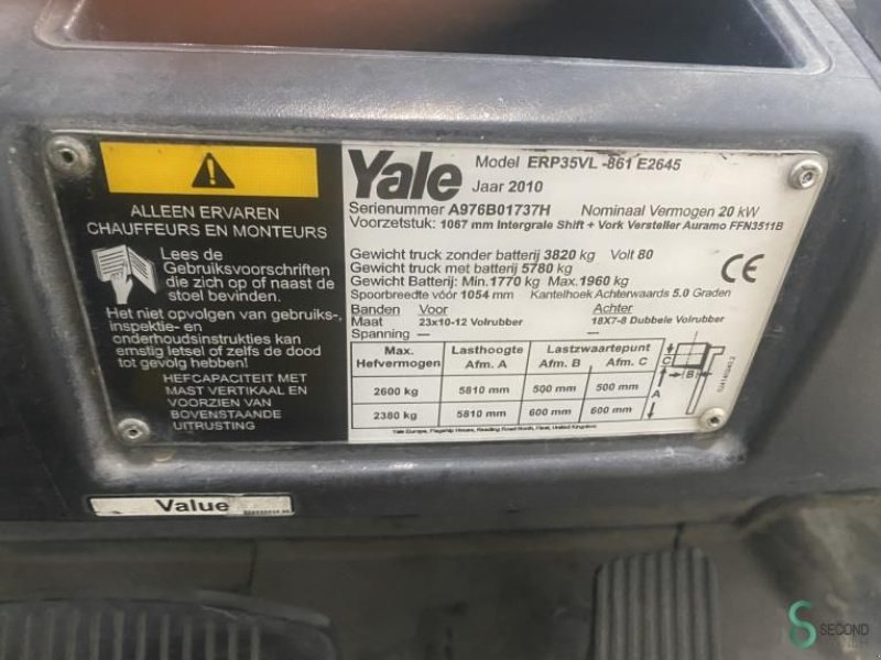 Frontstapler of the type Yale ERP 35 VL, Gebrauchtmaschine in Wijchen (Picture 9)