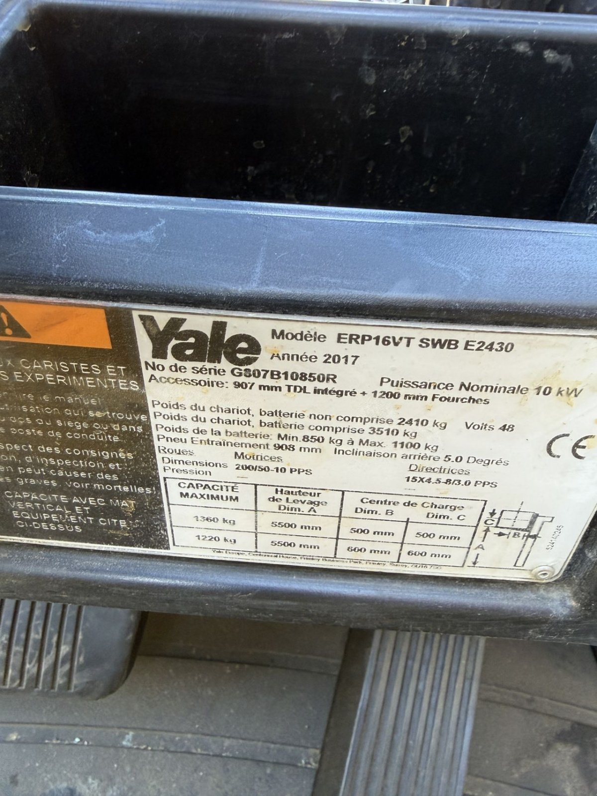 Frontstapler za tip Yale erp16vt, Gebrauchtmaschine u Heythuysen (Slika 4)