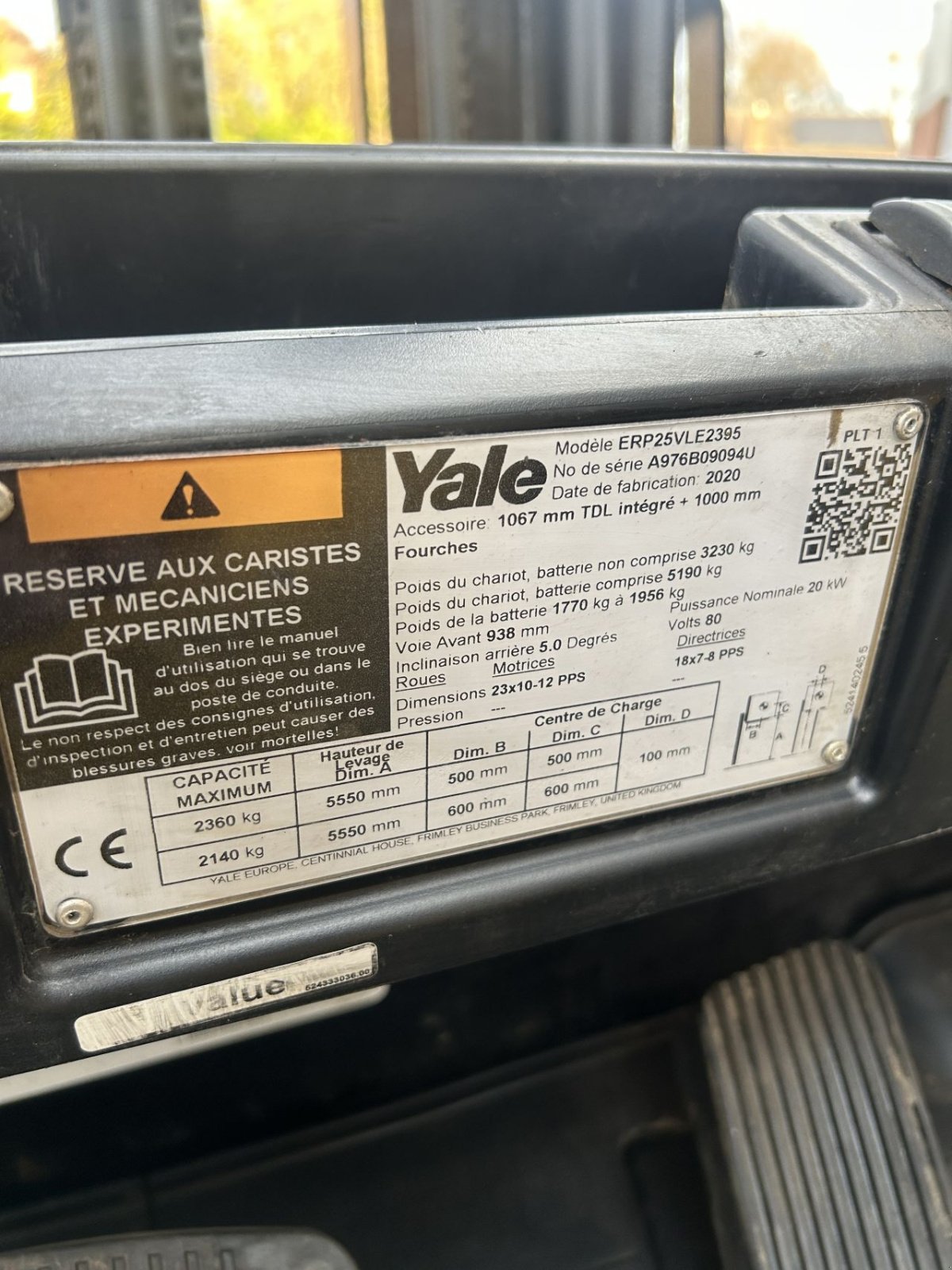 Frontstapler typu Yale erp25vle, Gebrauchtmaschine v Heythuysen (Obrázek 5)