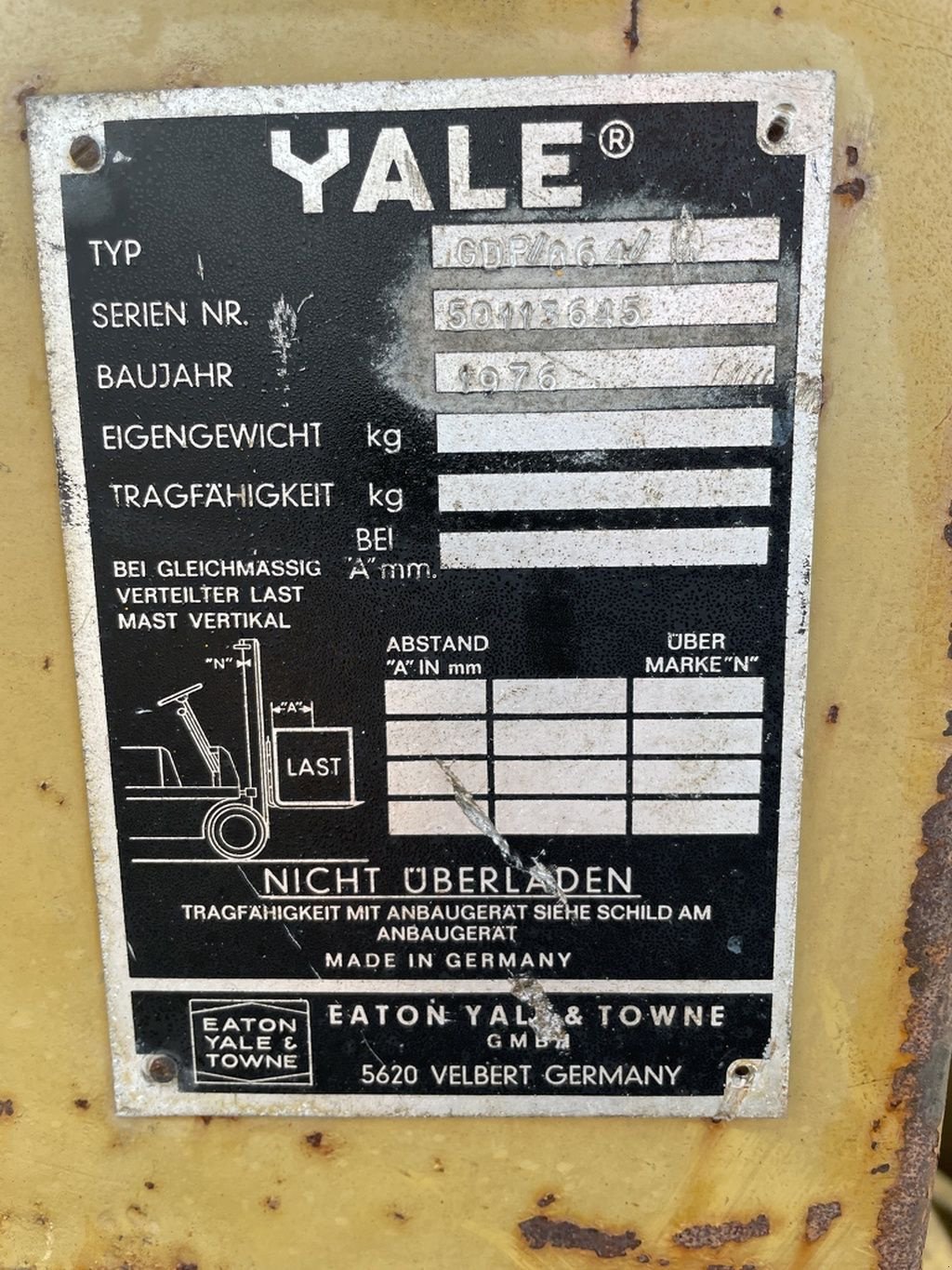 Frontstapler типа Yale GDP/064, Gebrauchtmaschine в Callantsoog (Фотография 10)