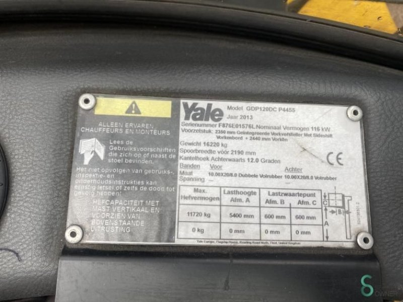Frontstapler of the type Yale GDP 120 DC, Gebrauchtmaschine in Wijchen (Picture 9)