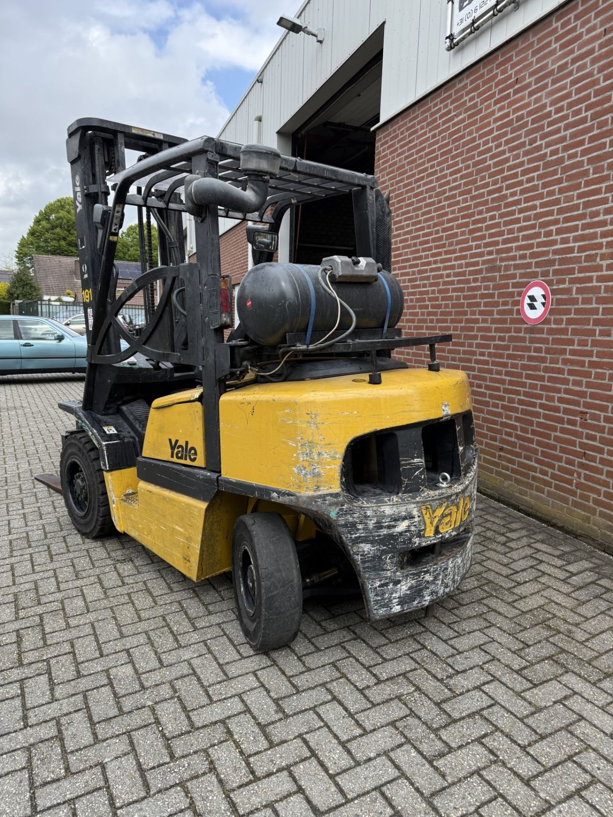 Frontstapler Türe ait Yale glkp40lj, Gebrauchtmaschine içinde Heythuysen (resim 3)