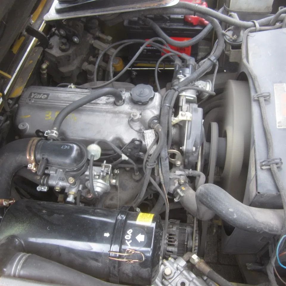 Frontstapler tip Yale GLP16, LPG-gas, triplex, side shift, container mast., Gebrauchtmaschine in Tubbergen (Poză 8)