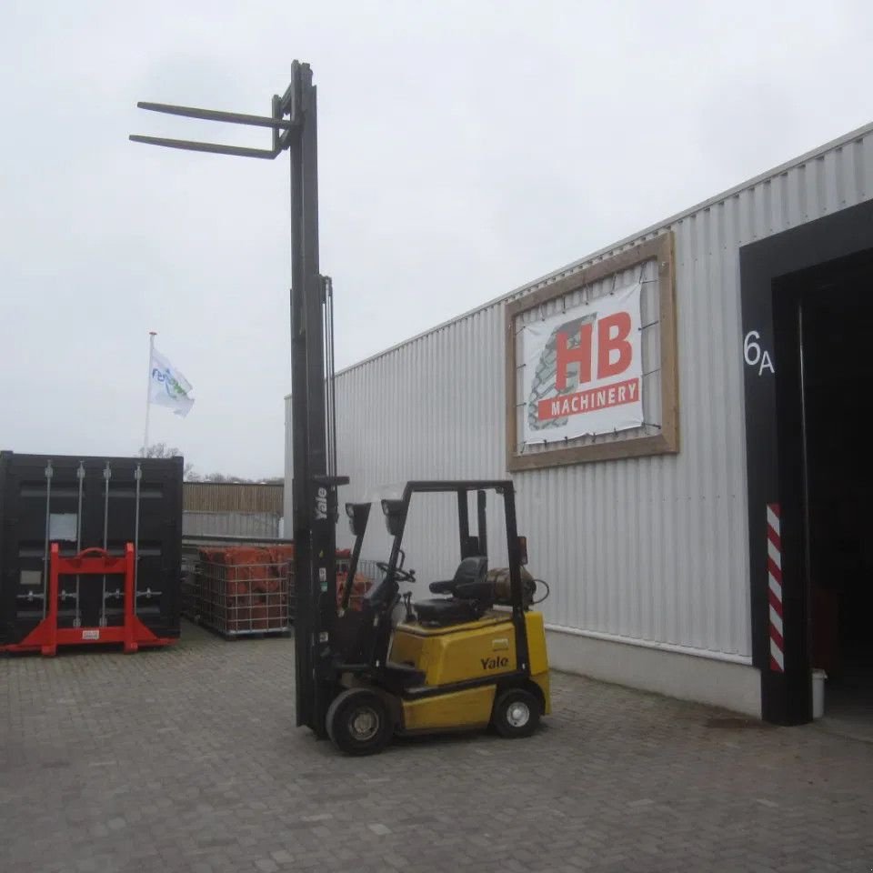 Frontstapler tip Yale GLP16, LPG-gas, triplex, side shift, container mast., Gebrauchtmaschine in Tubbergen (Poză 7)