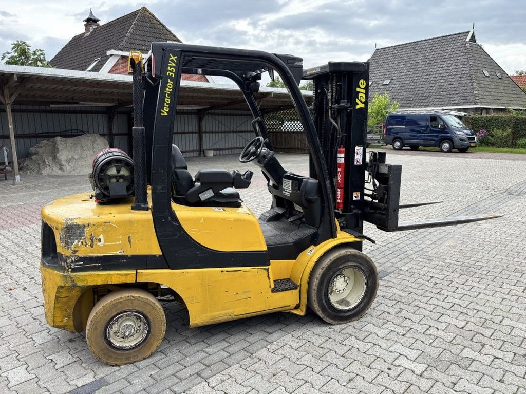 Frontstapler des Typs Yale GLP35VX Triplo mast 4.550mm, LPG, Side Shift., Gebrauchtmaschine in WYNJEWOUDE (Bild 8)