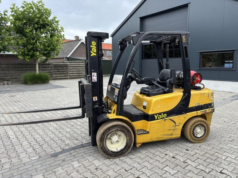 Frontstapler du type Yale GLP35VX Triplo mast 4.550mm, LPG, Side Shift., Gebrauchtmaschine en WYNJEWOUDE (Photo 1)