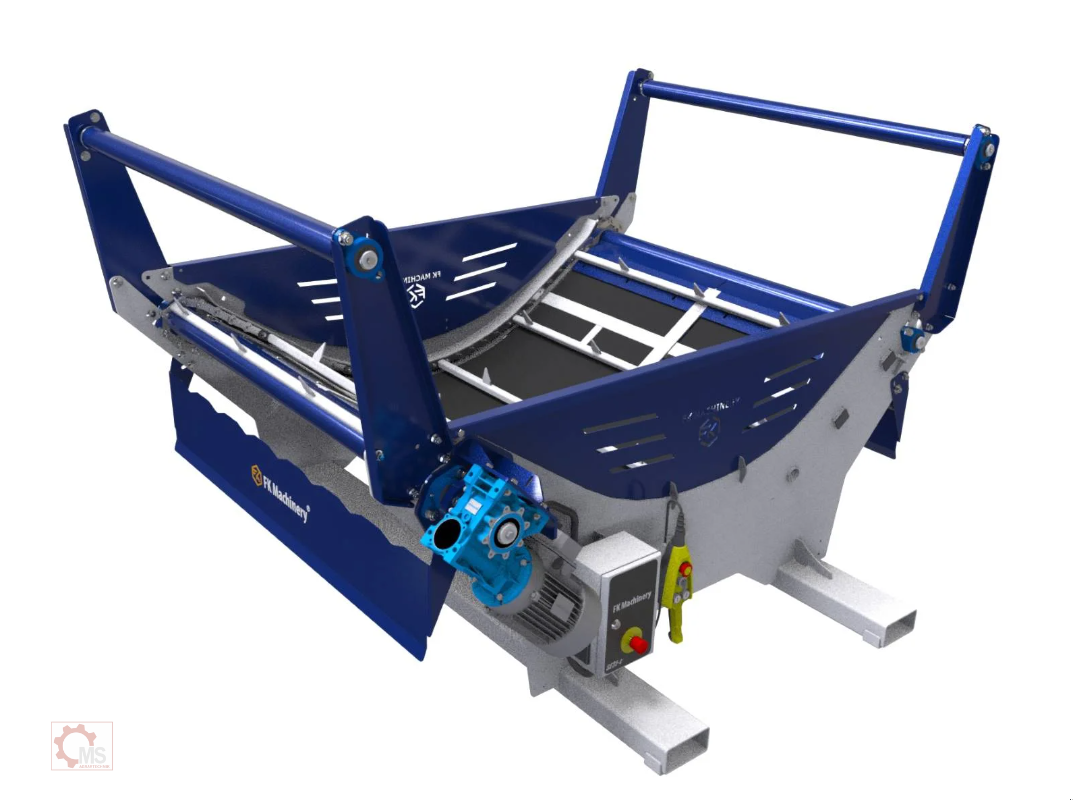 Futterdosiergerät des Typs MS Rundballenabroller Rundballenabwickler, Neumaschine in Tiefenbach (Bild 1)