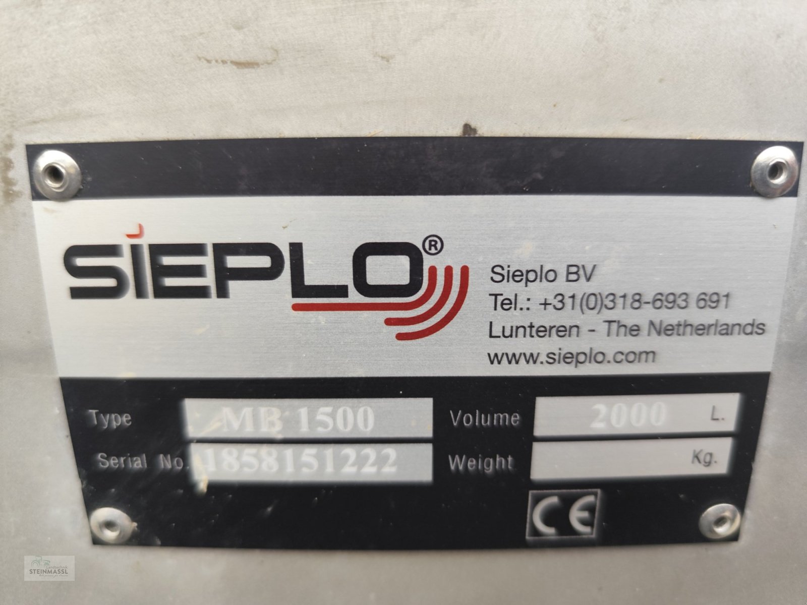 Futterdosiergerät του τύπου Sieplo MB1500, Gebrauchtmaschine σε Petting (Φωτογραφία 7)