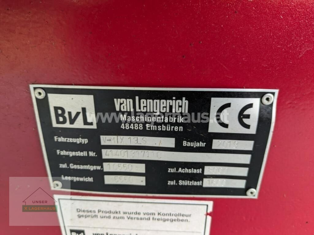 Futtermischwagen typu BVL Futtermischer VMIX 13 LS, Gebrauchtmaschine w Schlitters (Zdjęcie 8)