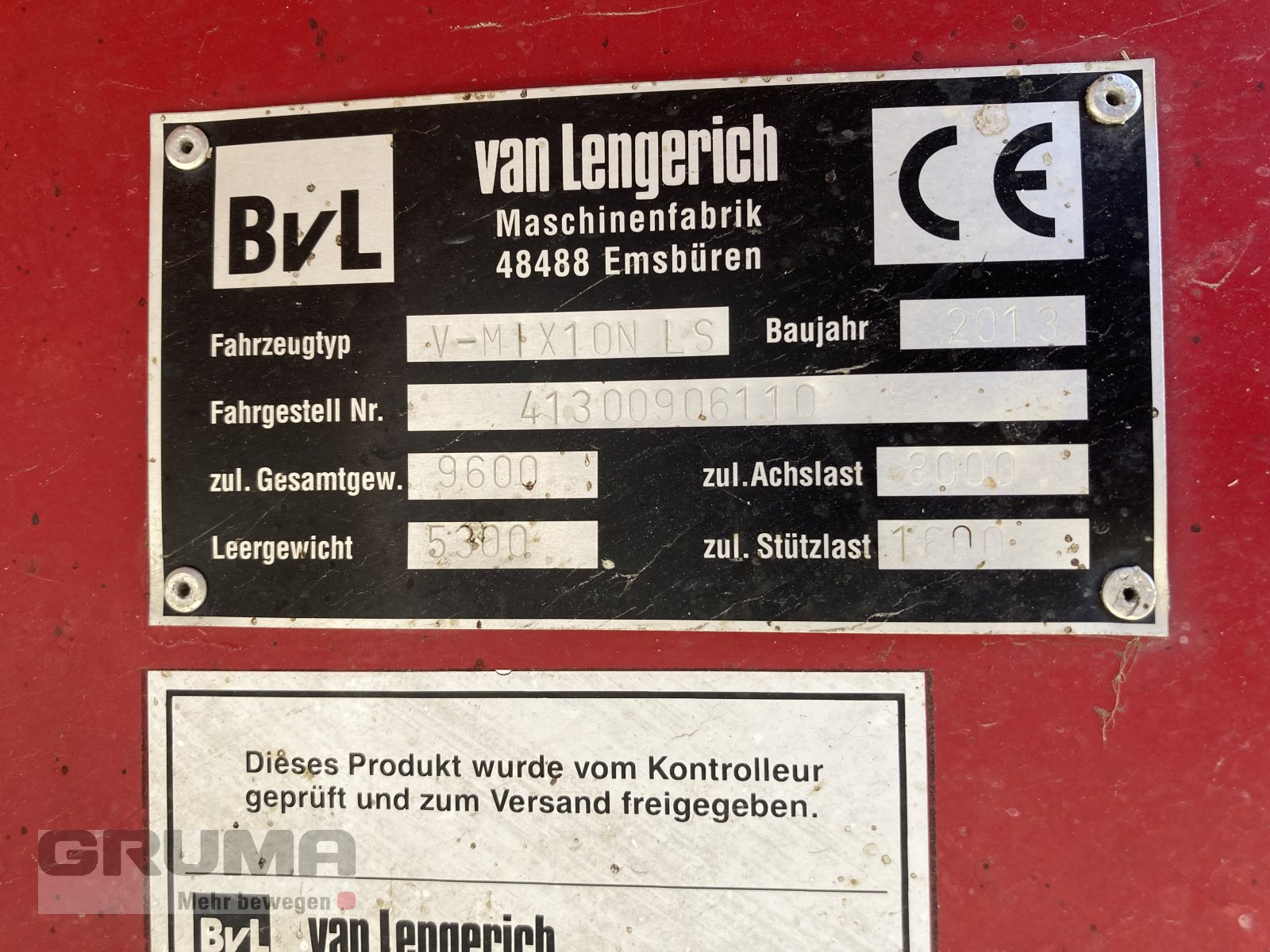 Futtermischwagen des Typs BVL V-Mix 10N LS, Gebrauchtmaschine in Germaringen (Bild 12)