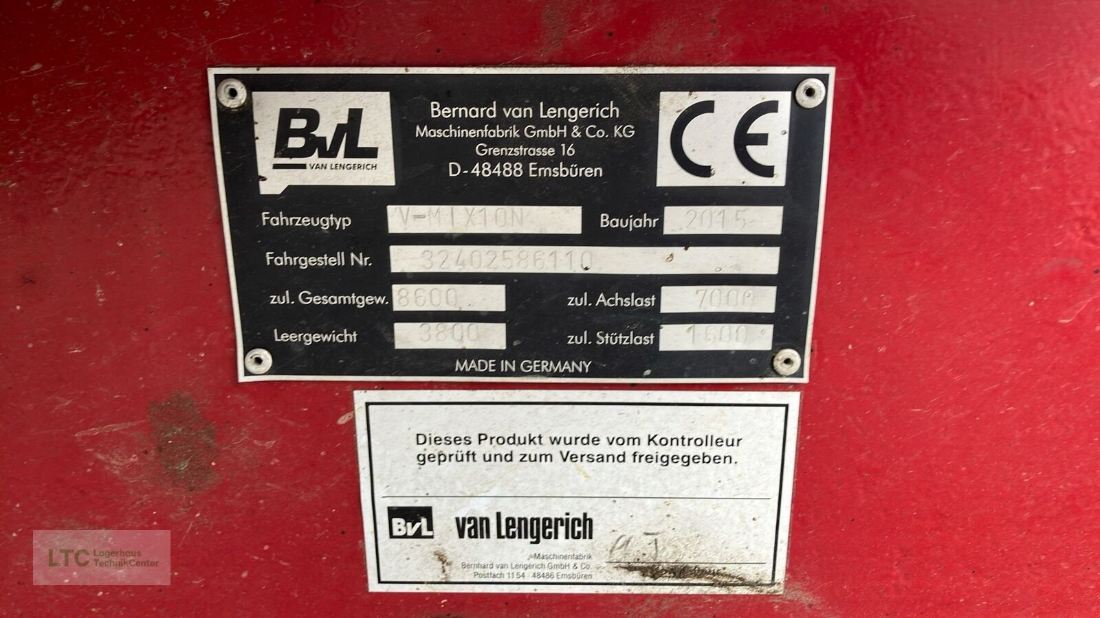 Futtermischwagen of the type BVL V-MIX 10N, Gebrauchtmaschine in Redlham (Picture 13)