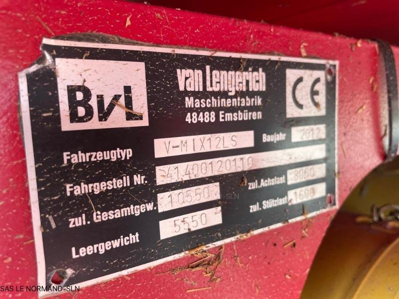 Futtermischwagen typu BVL V-MIX 12LS, Gebrauchtmaschine v JOSSELIN (Obrázok 6)