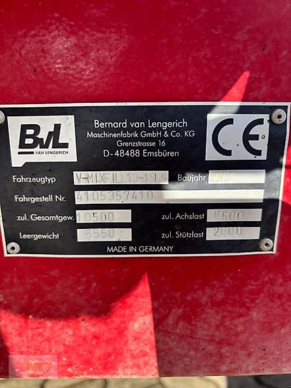 Futtermischwagen del tipo BVL V-Mix 13 LS BVL, Gebrauchtmaschine en Mühlhausen-Görmar (Imagen 10)