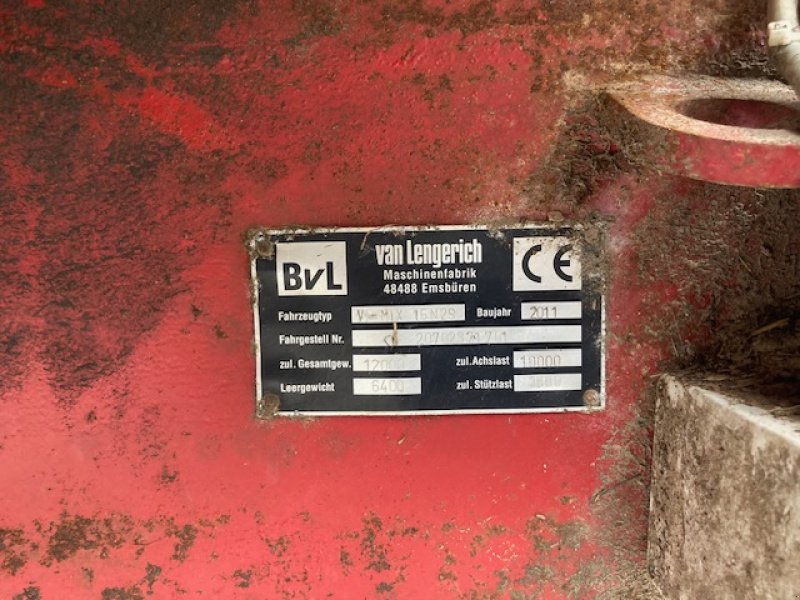 Futtermischwagen des Typs BVL V-Mix 15N 2S Futtermischwagen, Gebrauchtmaschine in Bebra (Bild 13)